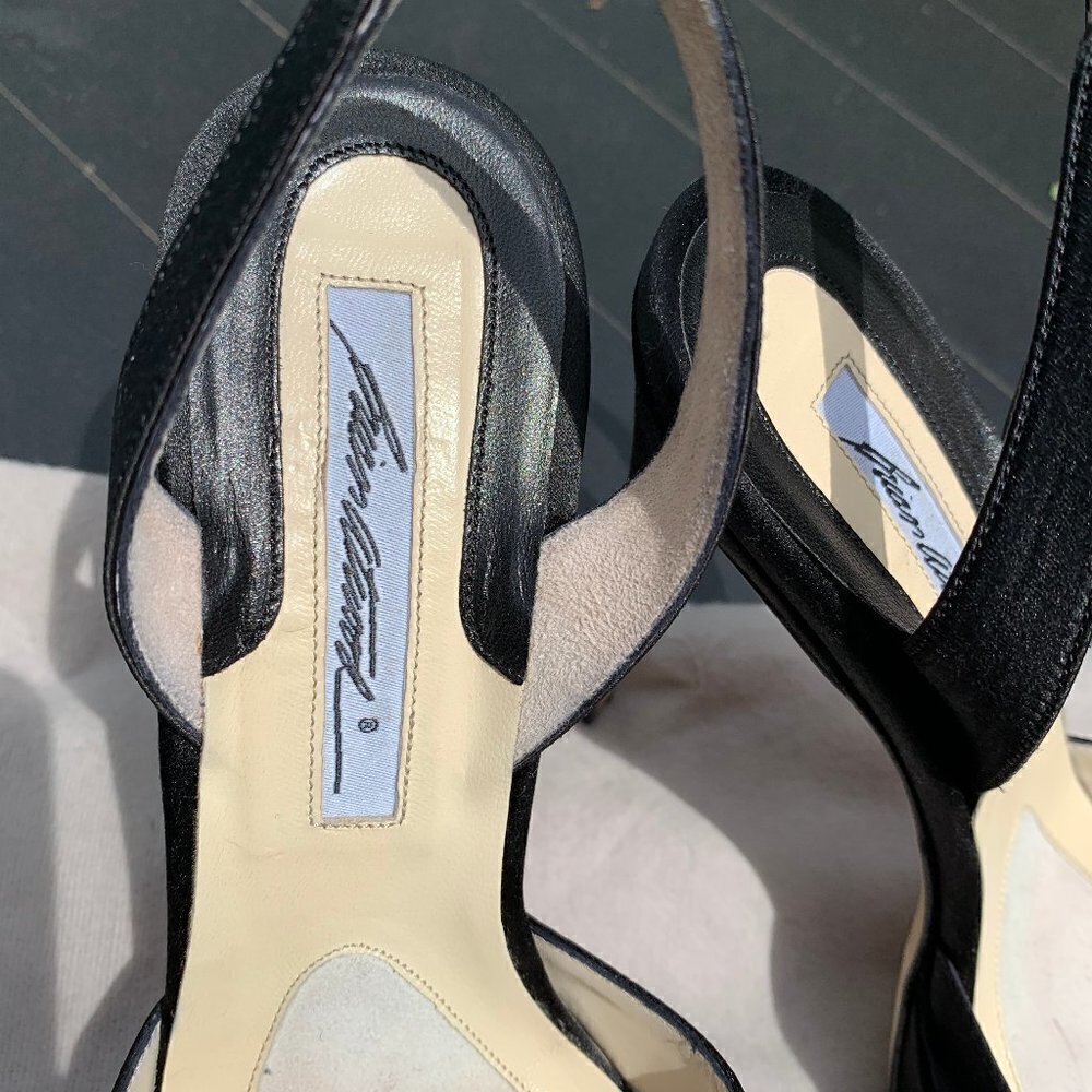 Brian Atwood "Coleen" black heels size 36 - Picture 2 of 6